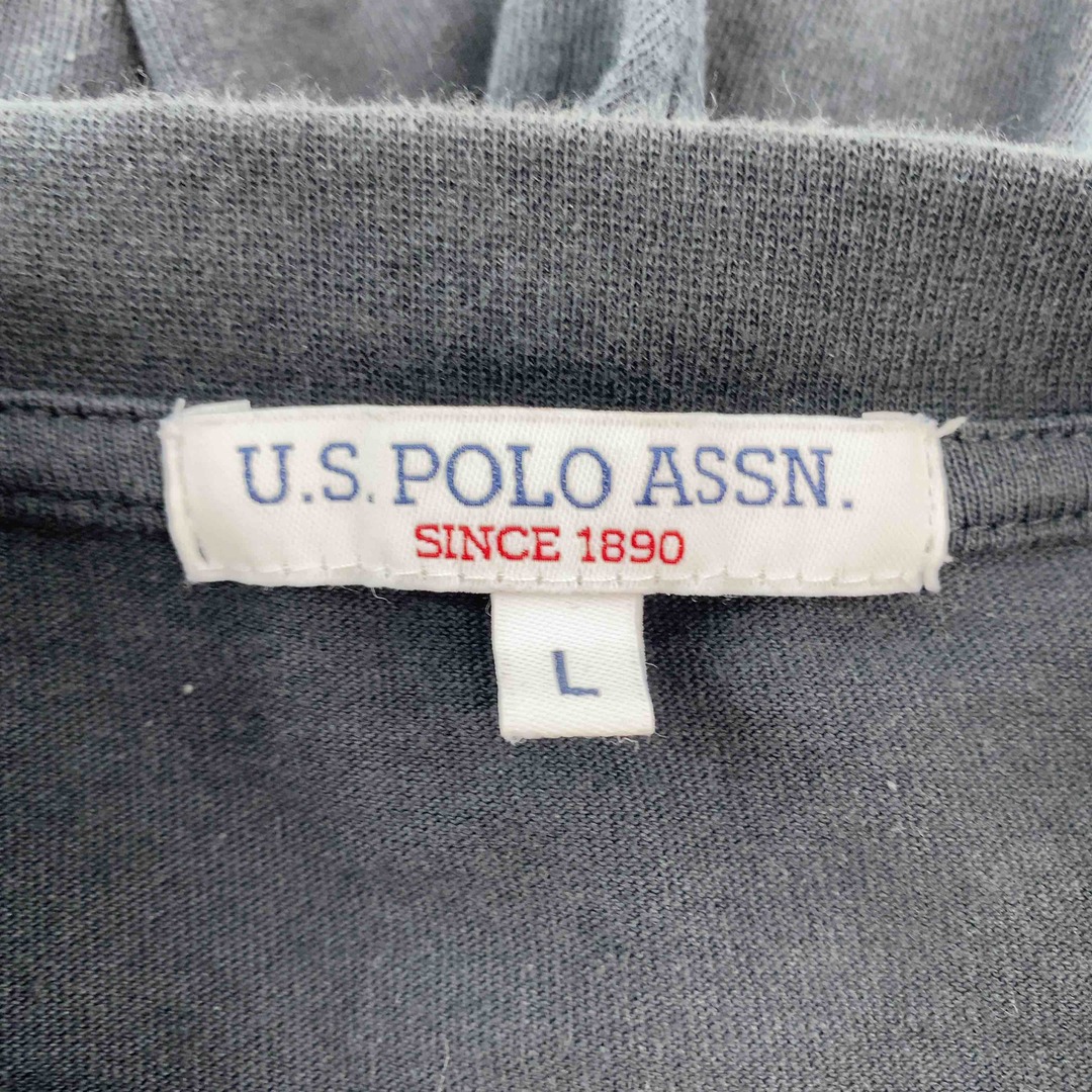 ANAP Latina(アナップラティーナ)のユーエスポロアッスン Tシャツ 長袖 ブラック メンズのトップス(Tシャツ/カットソー(七分/長袖))の商品写真