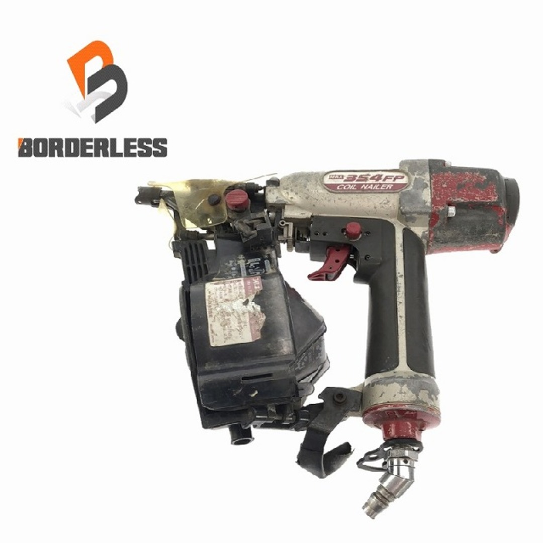 ☆中古品☆MAX マックス 常圧 エアコイルネイラ CN-354(FP) エア ☆中古品☆MAX マックス 常圧 エアコイルネイラ CN-354(FP) エア