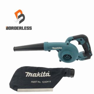 マキタ(Makita)の☆中古品☆makita マキタ 18V 充電式ブロワー UB185D 青/ブルー 本体+ノズル+集じん袋 コードレス ハンディ 送風機 86156(工具)