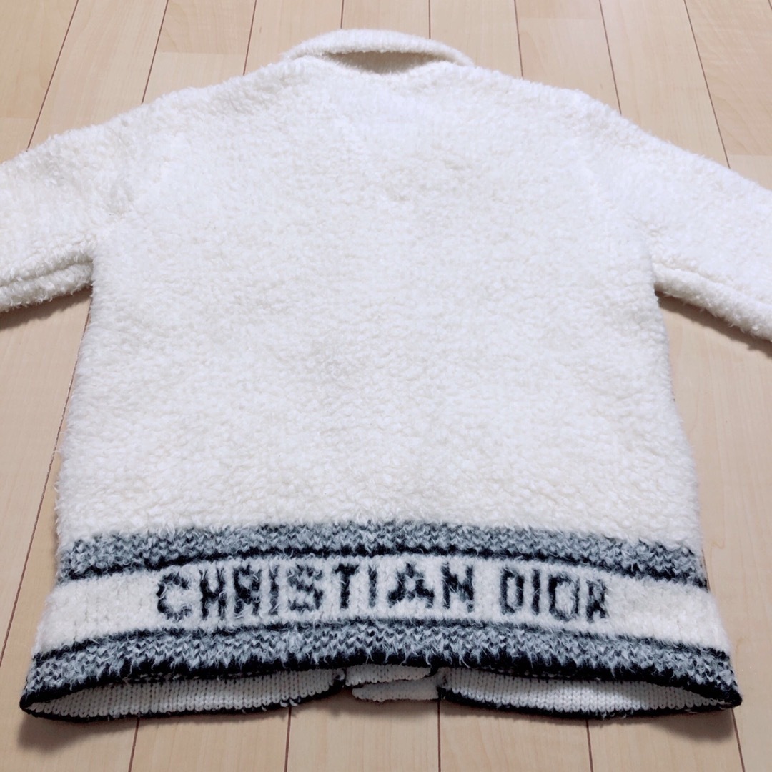 Christian Dior(クリスチャンディオール)の✨新品✨ DIOR CARO ジャケット フリース ウール ロゴ コート レディースのジャケット/アウター(その他)の商品写真