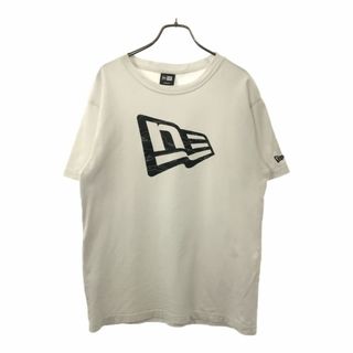 ニューエラー(NEW ERA)のニューエラ ロゴプリント 半袖 Tシャツ M ホワイト NEW ERA メンズ 古着 【240302】 メール便可(Tシャツ/カットソー(半袖/袖なし))