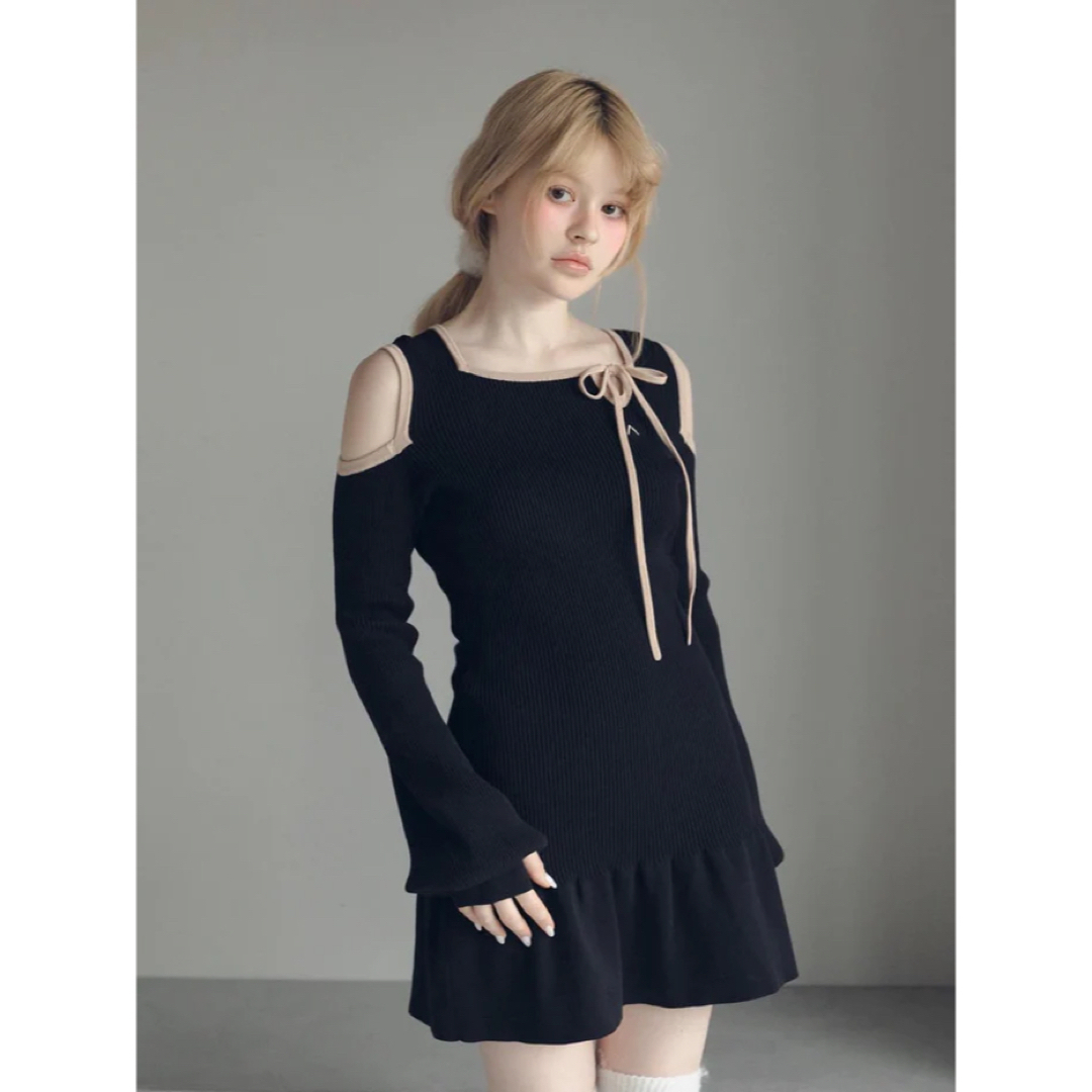 andmary Annie ribbon mini dressの通販 by t☆｜ラクマ