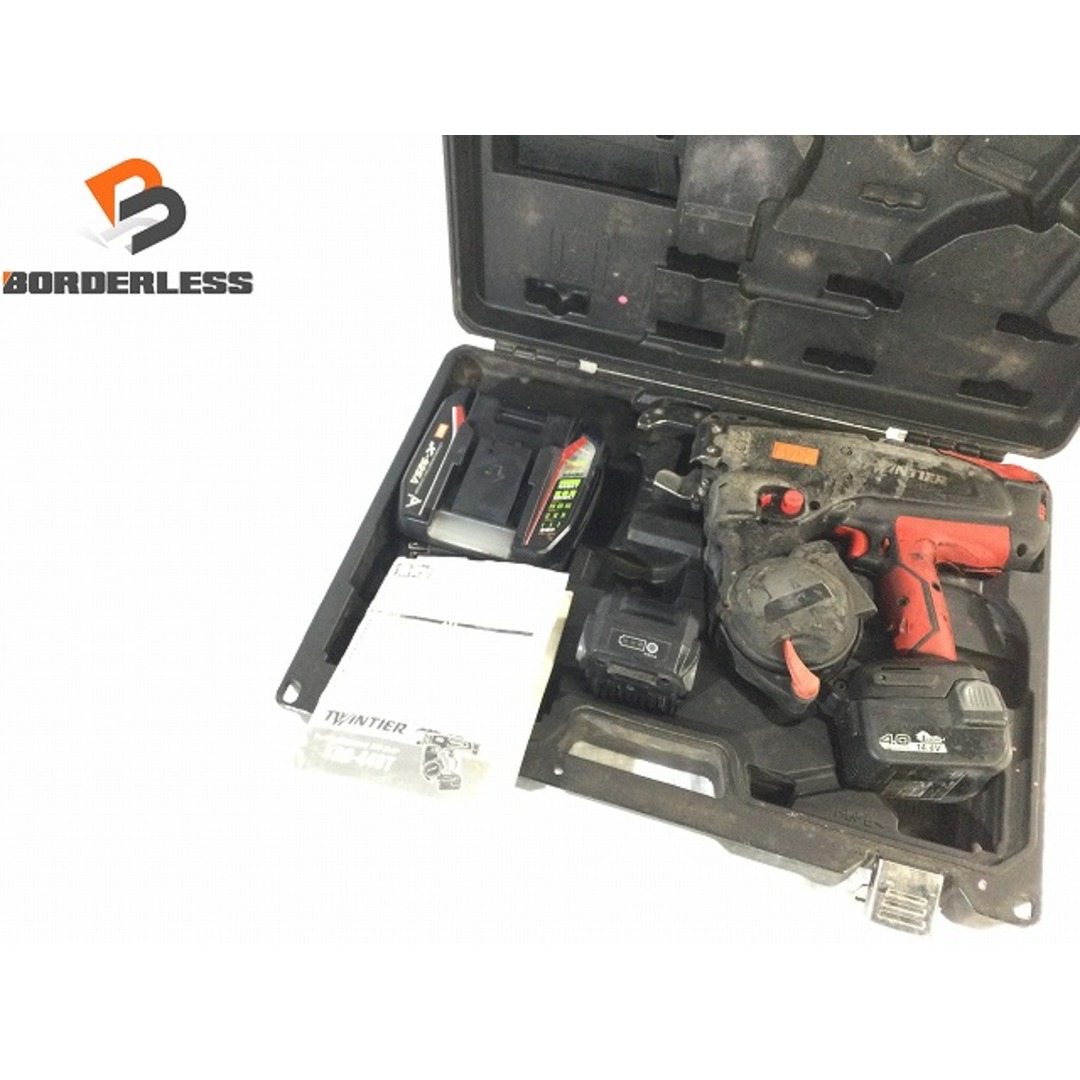 ☆中古品☆ MAX マックス 14.4V 鉄筋結束機 ツインタイア RB ☆中古品☆ MAX マックス 14.4V 鉄筋結束機 ツインタイア RB