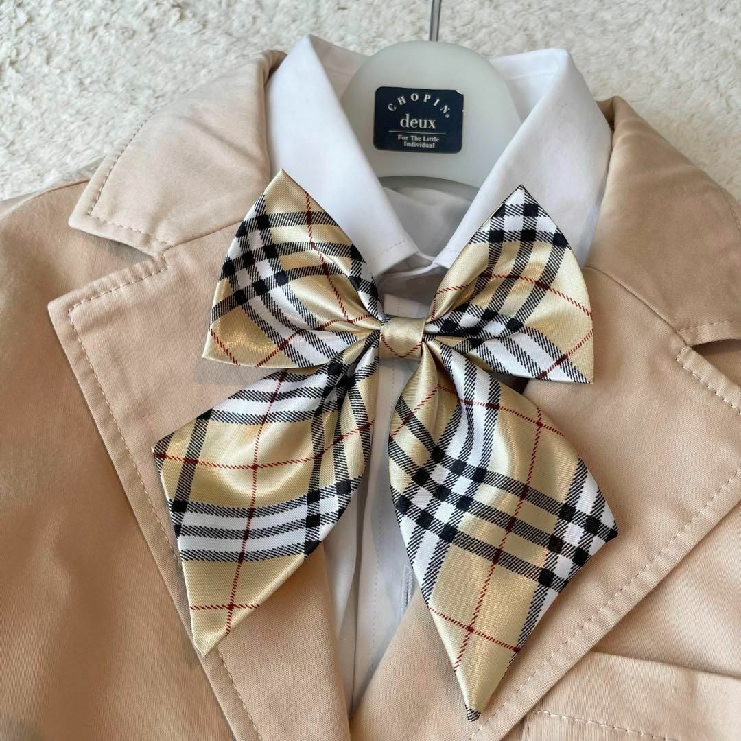 BURBERRY(バーバリー)の可愛い♡BURBERRY フォーマル3点セット 卒服 160 ノバチェック キッズ/ベビー/マタニティのキッズ服女の子用(90cm~)(ドレス/フォーマル)の商品写真