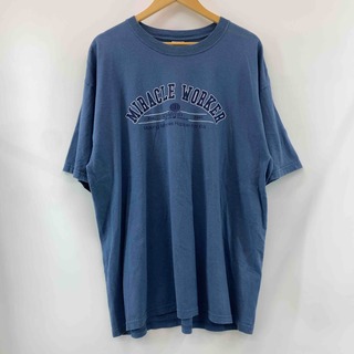 ギルタン(GILDAN)のGILDAN ギルダン メンズ プリント Tシャツ 半袖　ブルー(Tシャツ/カットソー(半袖/袖なし))