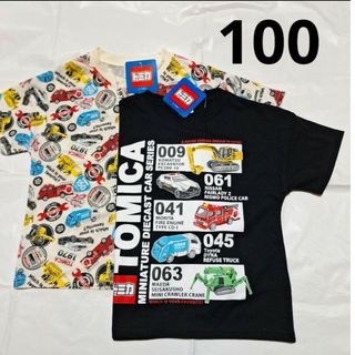 タカラトミー(Takara Tomy)の100cm　半袖Tシャツ2枚セットA　トミカ(Tシャツ/カットソー)