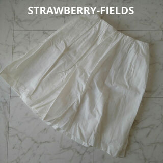 STRAWBERRY-FIELDS - ストロベリーフィールズ　スカート　白　ホワイト　2