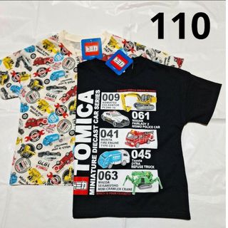 タカラトミー(Takara Tomy)の110cm　半袖Tシャツ2枚セットA　トミカ(Tシャツ/カットソー)