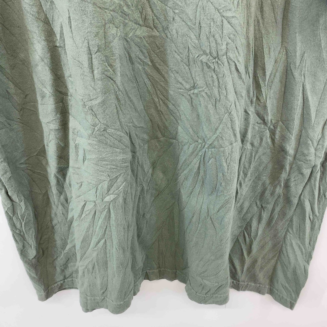 THE MOUNTAIN ザマウンテン メンズ Tシャツ プリント 半袖 グリーン メンズのトップス(Tシャツ/カットソー(半袖/袖なし))の商品写真
