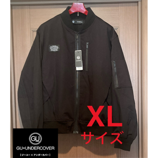 黒 XL GU X UNDERCOVER リブブルゾン　アンダーカバー(ブルゾン)