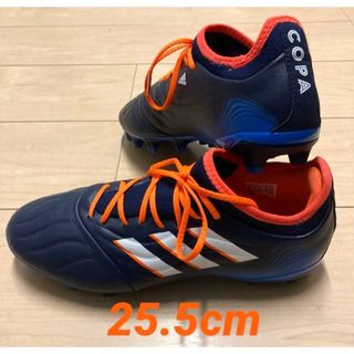 アディダス(adidas)の【中古美品】天然皮革 adidas サッカースパイク コパセンス 25.5cm(シューズ)