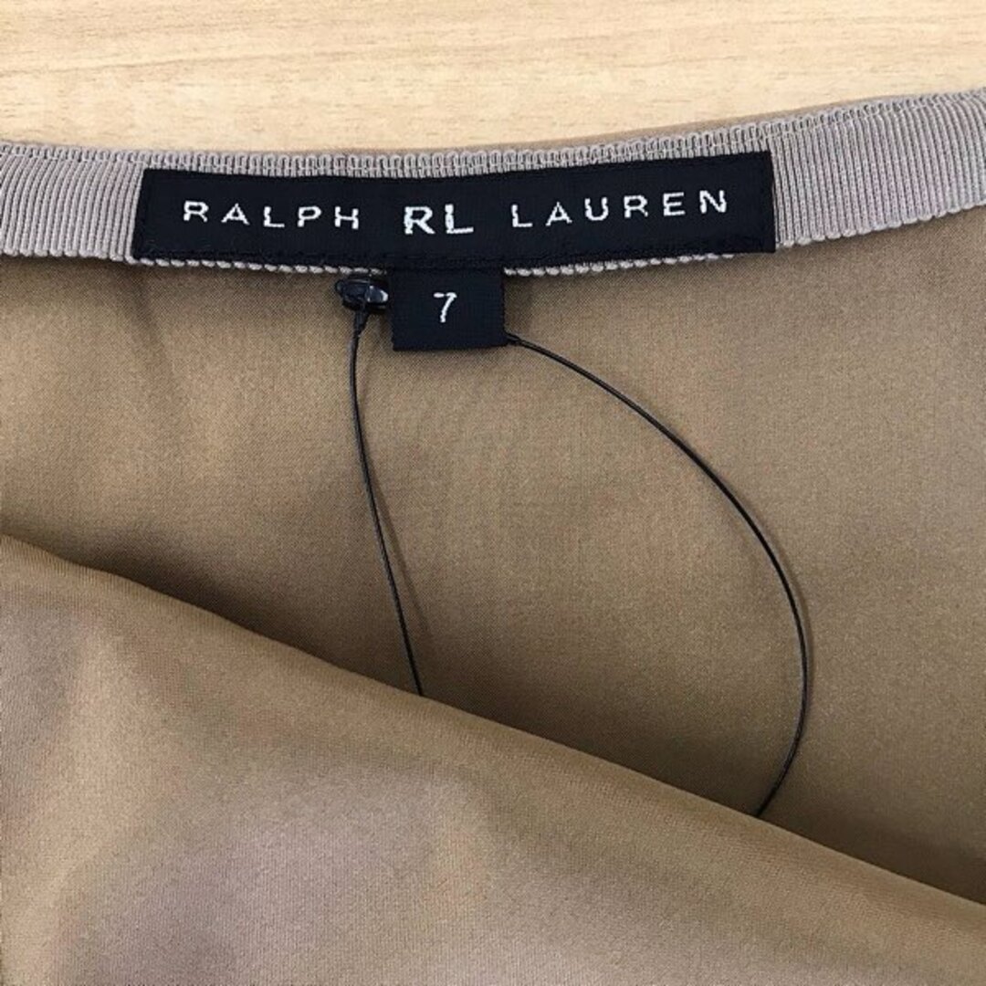 Ralph Lauren(ラルフローレン)の『USED』 RALPH LAUREN ラルフローレン  スリットスカートサイズ7 ブラウン系 レディース【中古】 レディースのスカート(ひざ丈スカート)の商品写真