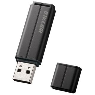 バッファロー(Buffalo)のバッファロー RUF2-WB8GB-BK/B  USB2.0メモリ 8GB(PC周辺機器)