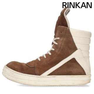 リックオウエンス(Rick Owens)のリックオウエンス  GEOBASKET ジオバスケットスウェードレザースニーカー メンズ 42(スニーカー)