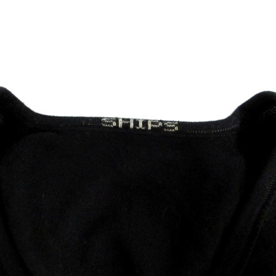 SHIPS(シップス)のシップス SHIPS ニット セーター 長袖 ラグランスリーブ ウール 黒 L メンズのトップス(ニット/セーター)の商品写真