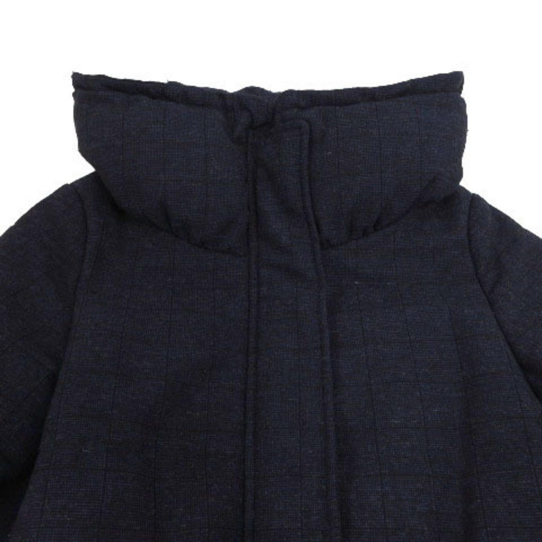 URBAN RESEARCH(アーバンリサーチ)のアーバンリサーチ コート ボリュームカラー 中綿入 ウール混 格子柄 紺 青 F レディースのジャケット/アウター(その他)の商品写真