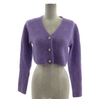 ZARA - ZARA カーディガン ニット シャギー クロップド丈 パール ZARA - ZARA カーディガン ニット シャギー クロップド丈 パール