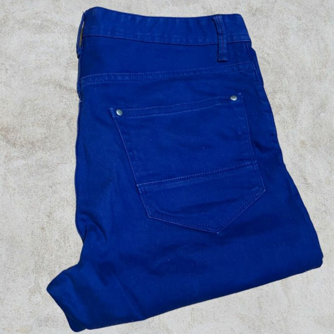 Confirm(コンファーム)のConfirm Cotton Pants Blue コンファーム　青　パンツ メンズのパンツ(デニム/ジーンズ)の商品写真