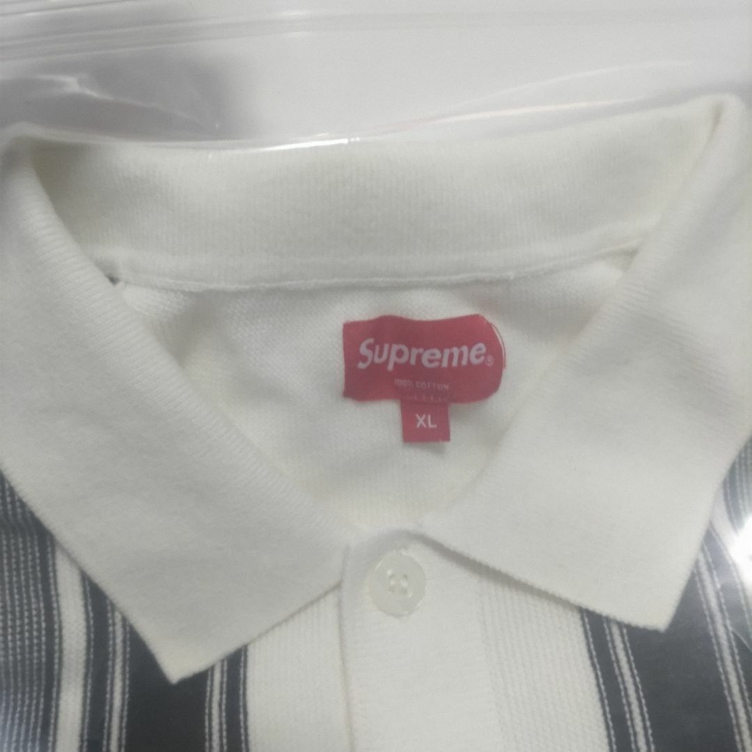 Supreme(シュプリーム)のXLサイズ　Supreme Stripe Button Up Polo メンズのトップス(ポロシャツ)の商品写真