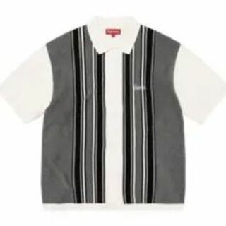シュプリーム(Supreme)のXLサイズ　Supreme Stripe Button Up Polo(ポロシャツ)