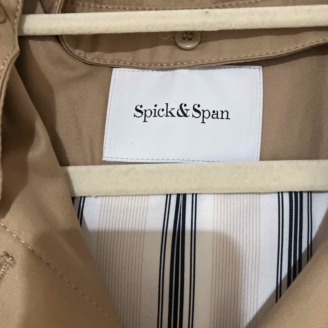 Spick & Span(スピックアンドスパン)のスピックアンドスパン　スプリングコート　トレンチ　サイズ34 ベージュ レディースのジャケット/アウター(トレンチコート)の商品写真