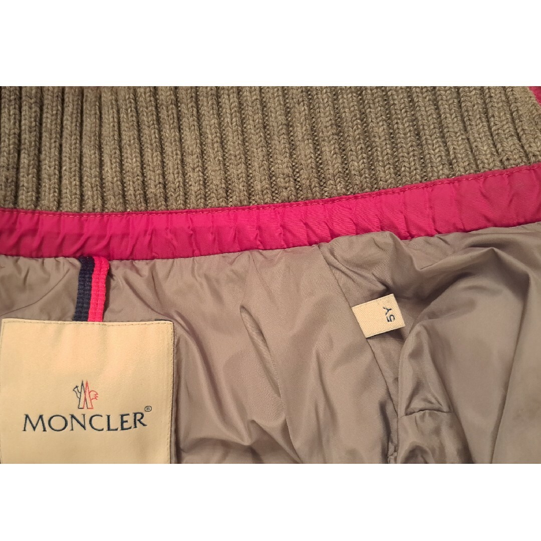 MONCLER(モンクレール)のMONCLER ダウン キッズ　5Y キッズ/ベビー/マタニティのキッズ服男の子用(90cm~)(ジャケット/上着)の商品写真