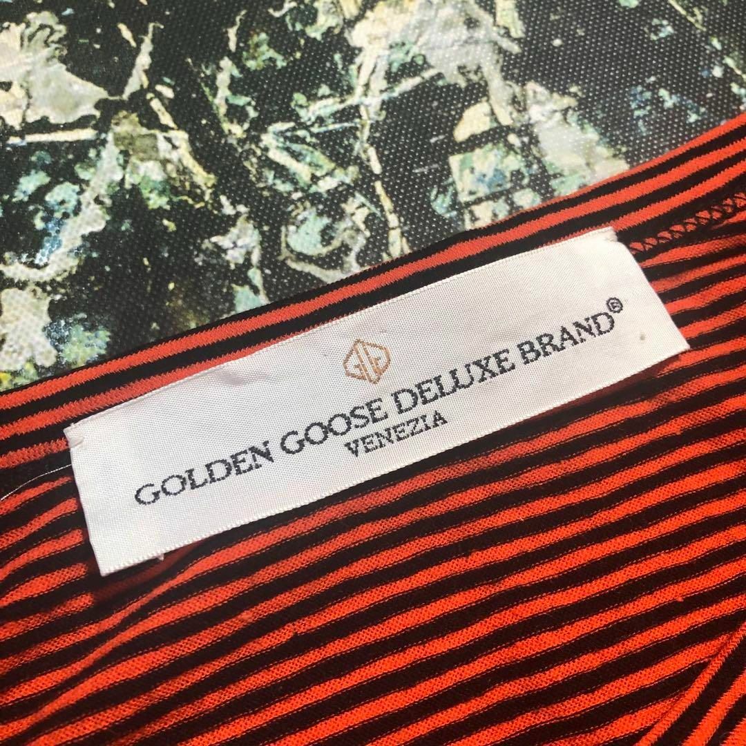 GOLDEN GOOSE(ゴールデングース)の【美品】ゴールデングース-GOLDEN GOOSE-ボーダーカットソー レディースのトップス(カットソー(半袖/袖なし))の商品写真