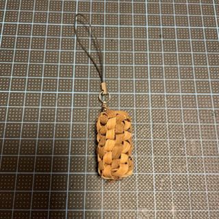 山葡萄皮 ハンドメイド キーホルダー ストラップ(キーホルダー/ストラップ)