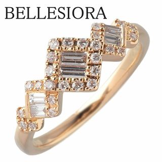 ベルシオラ(BELLESIORA)のベルシオラ ダイヤリング スクエアコレクション 0.38ct 11号 K18YG 新品仕上げ済 BELLESIORA【15584】(リング(指輪))