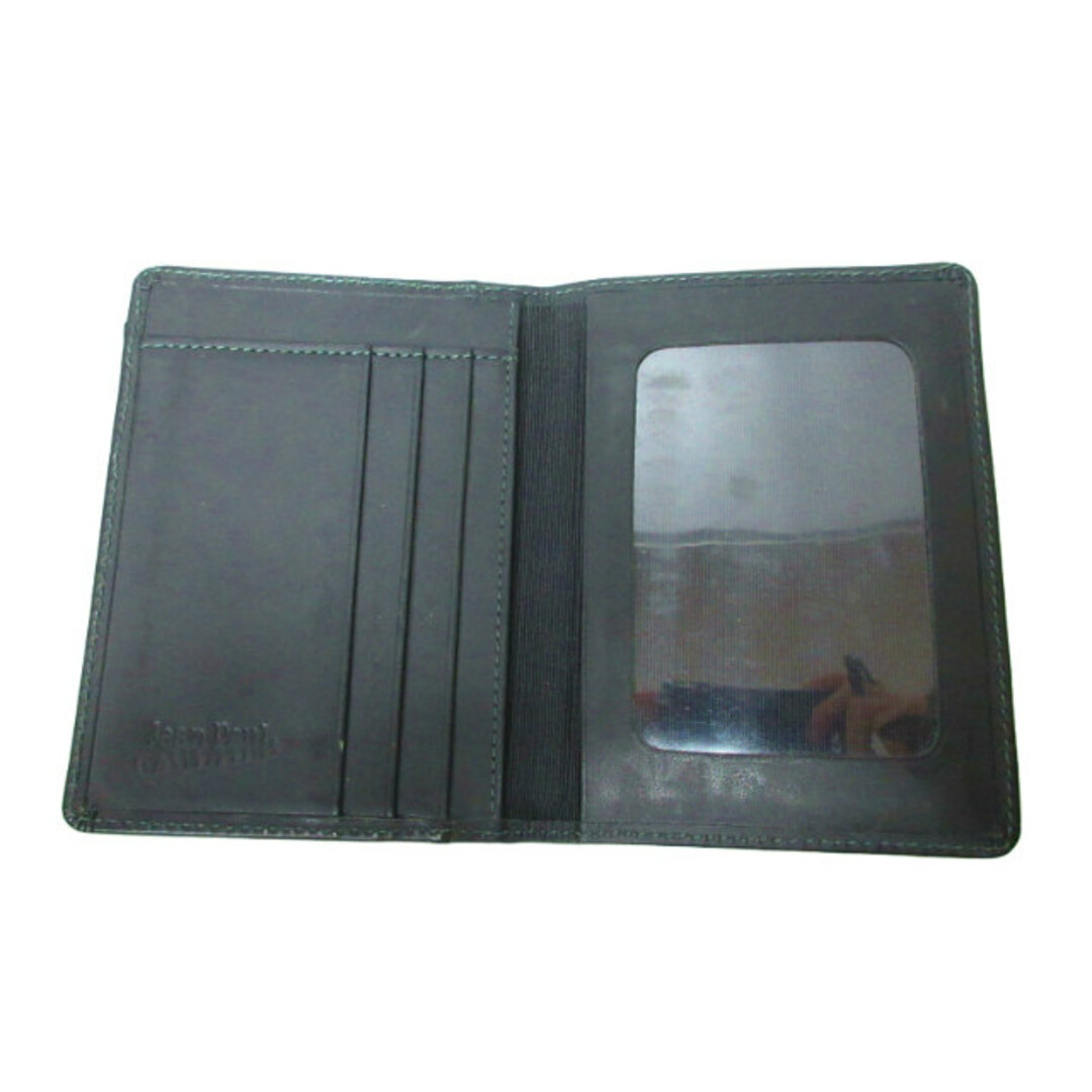 ジャンポールゴルチエ レザーカードケース パスケース 定期入れ 黒 IBO47 レディースのファッション小物(名刺入れ/定期入れ)の商品写真