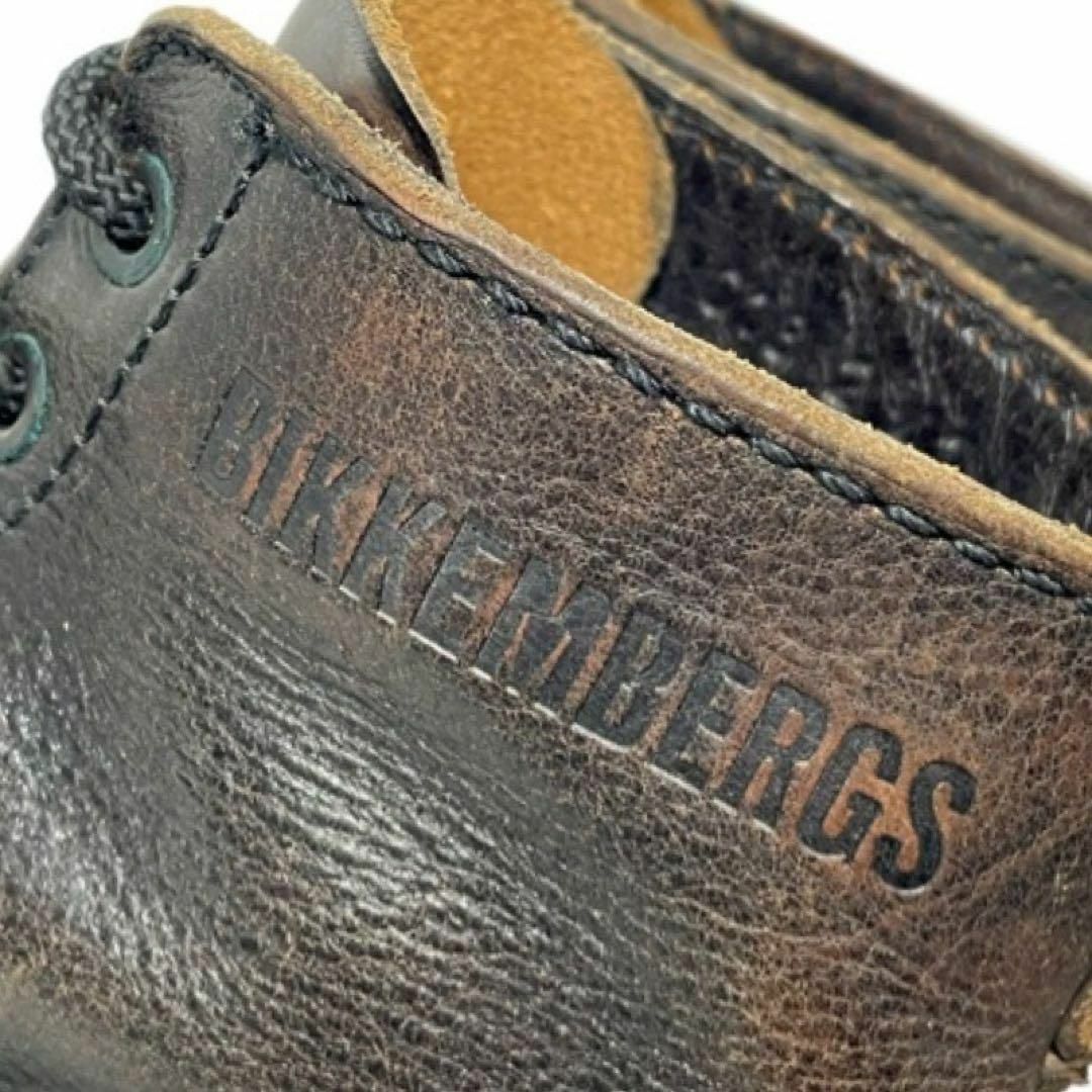 BIKKEMBERGS(ビッケンバーグ)の★激レア★ビッケンバーグ　ショートブーツ　レースアップ　ダメージ　色むら　41 メンズの靴/シューズ(ブーツ)の商品写真