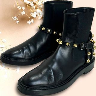 Balenciaga - BALENCIAGA バレンシアガ ブーツ EU37 1/2(24cm位) 黒