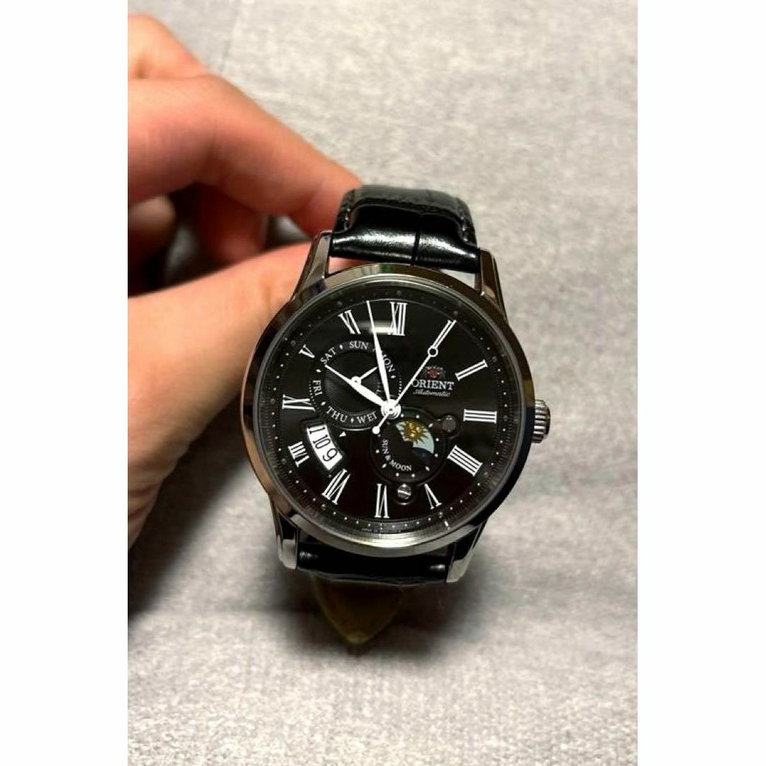 ORIENT 腕時計 SUN & MOON 機械式 自動巻き (手巻き付) 時計 ORIENT 腕時計 SUN & MOON 機械式 自動巻き (手巻き付) 時計