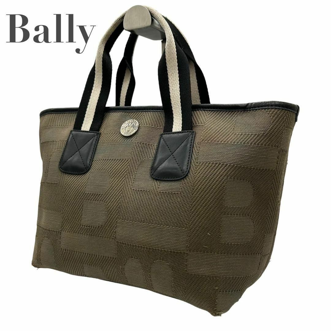 Bally(バリー)のBALLY バリー　s52 トートバッグ キャンバス　モノグラム　カーキ メンズのバッグ(トートバッグ)の商品写真