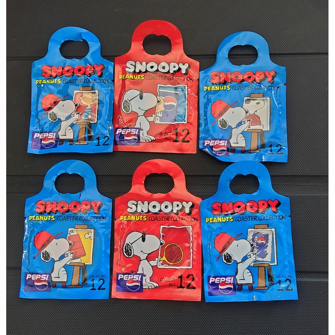 SNOOPY(スヌーピー)のペプシコーラ　スヌーピーコースター　未開封6種 エンタメ/ホビーのアニメグッズ(その他)の商品写真