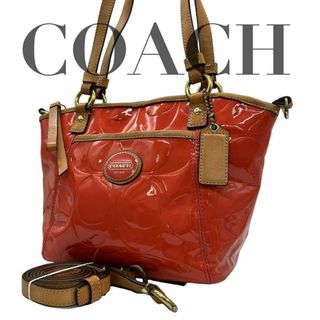 コーチ(COACH)のCOACH コーチ　s52 エナメル　F20096 トートバッグ　2way(トートバッグ)