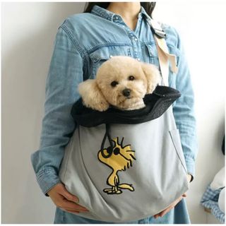 海外スヌーピーバッグ犬猫用ペット用キャリーバッグペットスリングペットバッグ(ペット服/アクセサリー)