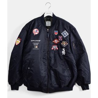 アップルバム(APPLEBUM)の"NEW YORK YANKEES" MA-1 JACKET [NAVY](スタジャン)