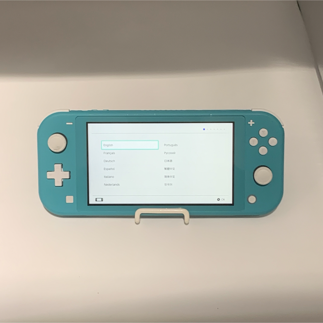 【液晶美品】Switch Lite ターコイズ スイッチライト 本体 動作品