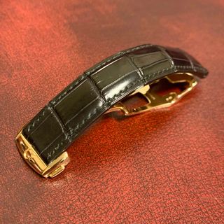 オメガ(OMEGA)の定価60万円　オメガ　純正　18K 金無垢　バックル　尾錠　純正ベルト付き！(腕時計(アナログ))