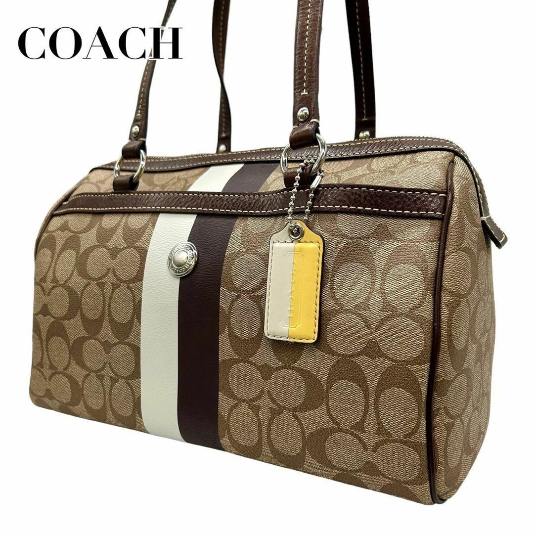 COACH(コーチ)の極美品　COACH コーチ　s52 ヘリテージ　F14478 ボストンバッグ レディースのバッグ(ボストンバッグ)の商品写真