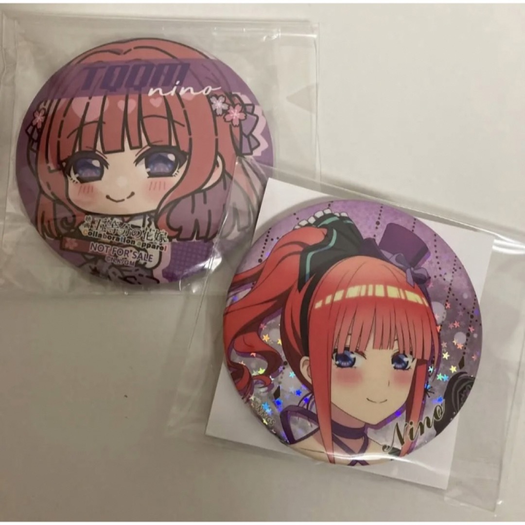 五等分の花嫁　中野二乃　缶バッジ エンタメ/ホビーのアニメグッズ(バッジ/ピンバッジ)の商品写真