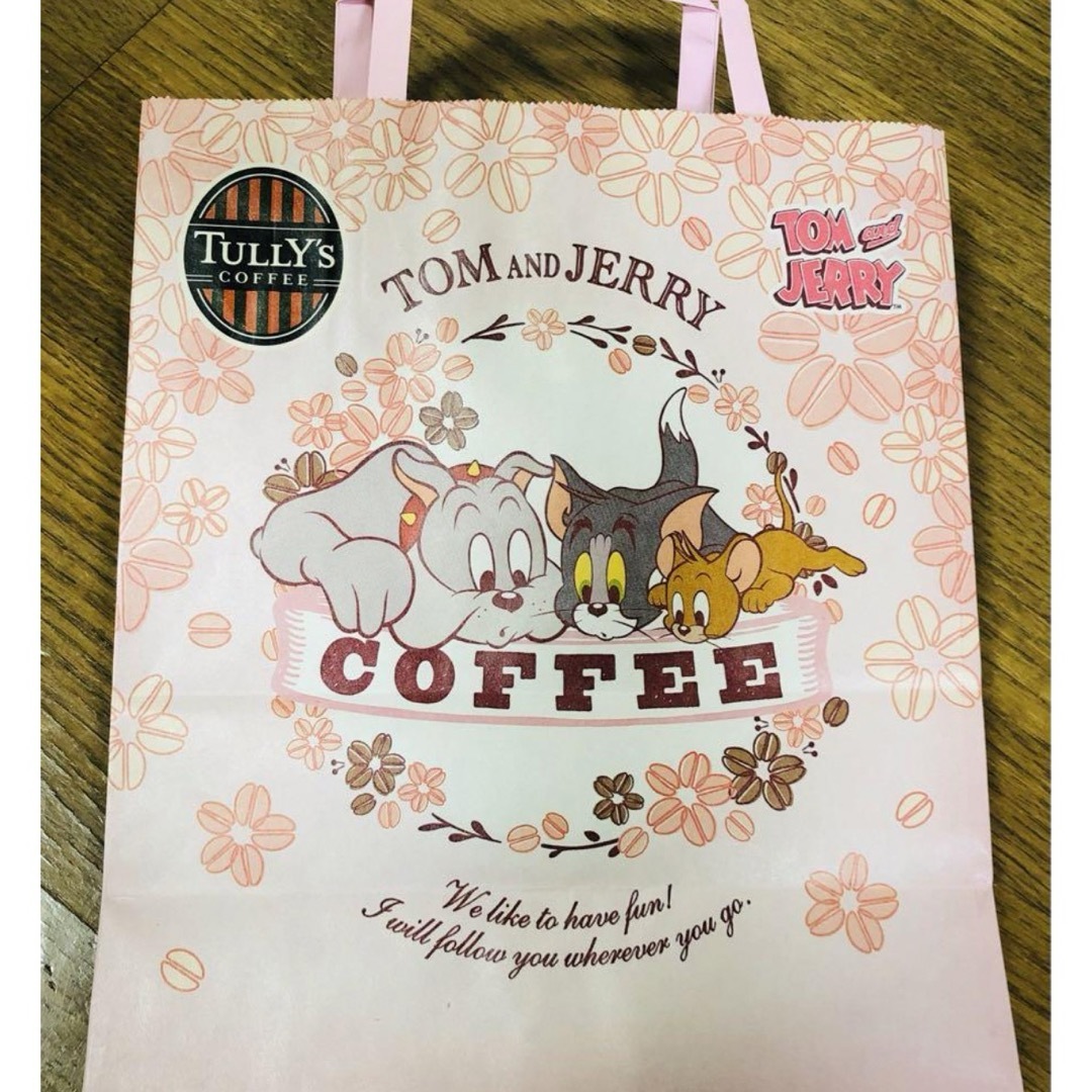 TULLY'S COFFEE(タリーズコーヒー)のタリーズ　トムとジェリー　紙袋 レディースのバッグ(ショップ袋)の商品写真