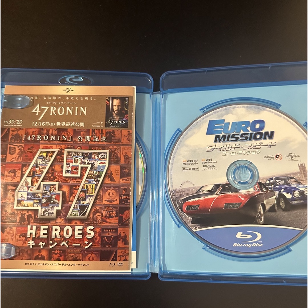 ワイルド・スピード　EURO　MISSION　ブルーレイ＋DVDセット（E-Co エンタメ/ホビーのDVD/ブルーレイ(外国映画)の商品写真