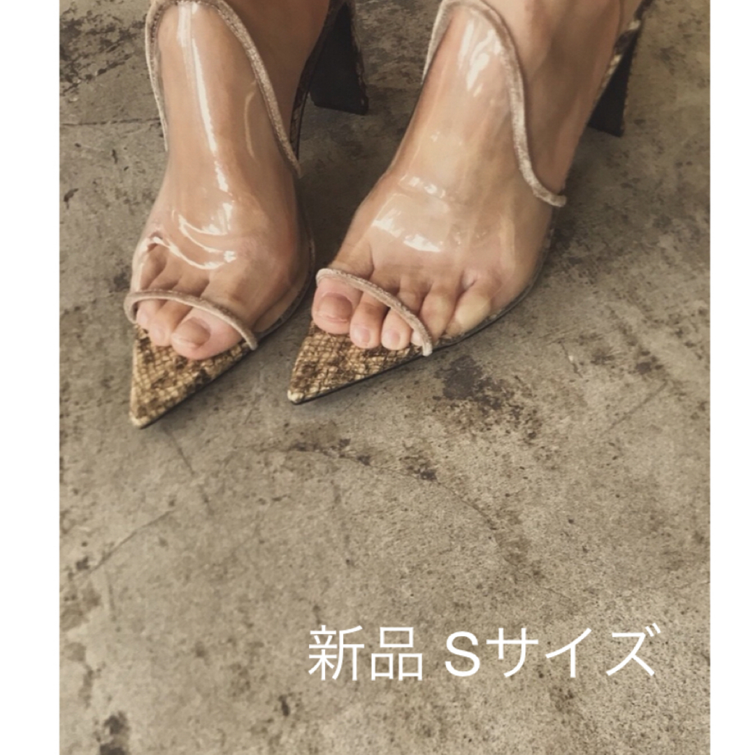 Ameri VINTAGE(アメリヴィンテージ)の【新品】AMERI MEDI CLEAR WINDOW MULE レディースの靴/シューズ(ミュール)の商品写真