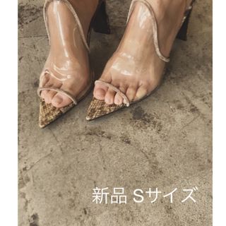 アメリヴィンテージ(Ameri VINTAGE)の【新品】AMERI MEDI CLEAR WINDOW MULE(ミュール)