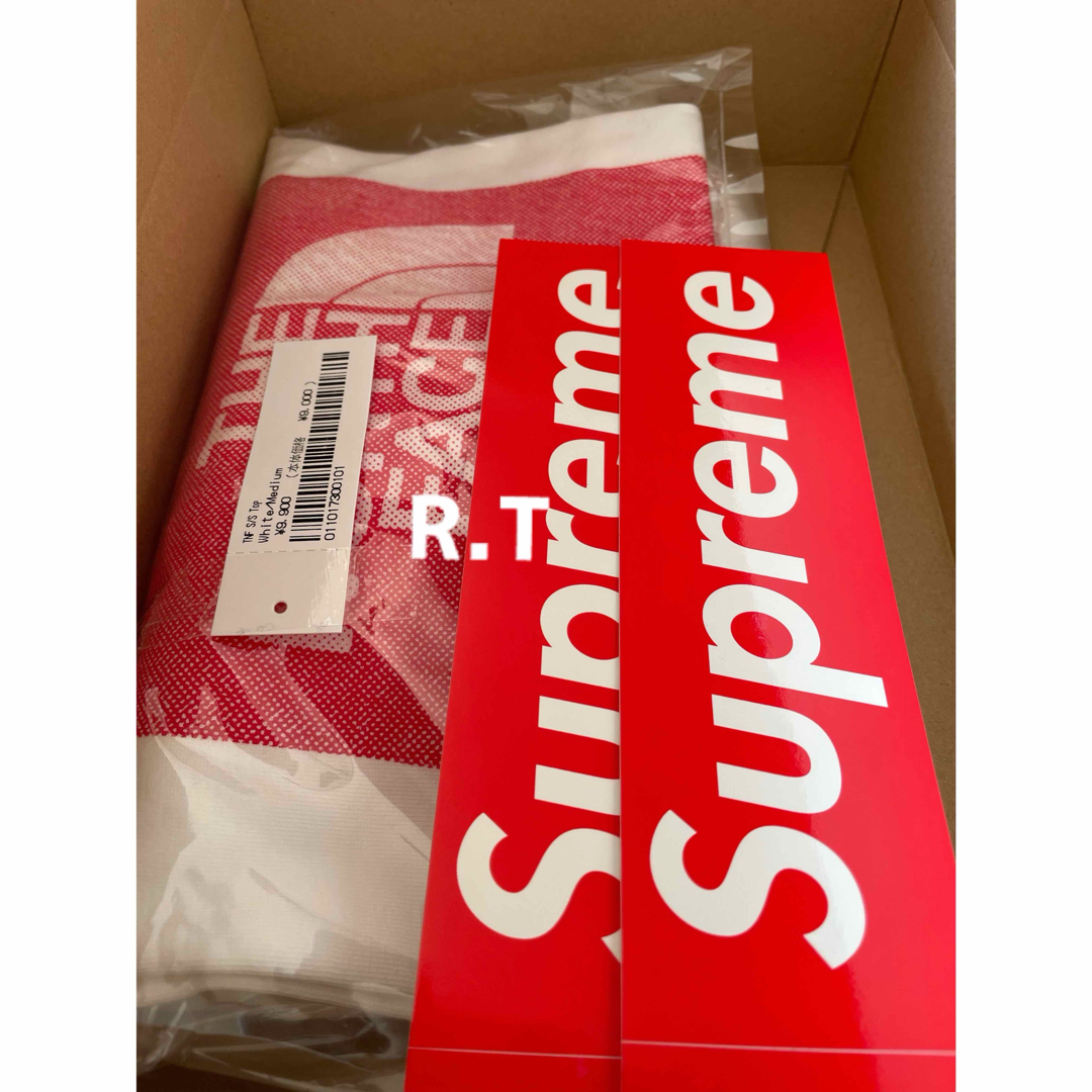 Supreme(シュプリーム)のM■Supreme The North Face S/S Top White メンズのトップス(Tシャツ/カットソー(半袖/袖なし))の商品写真