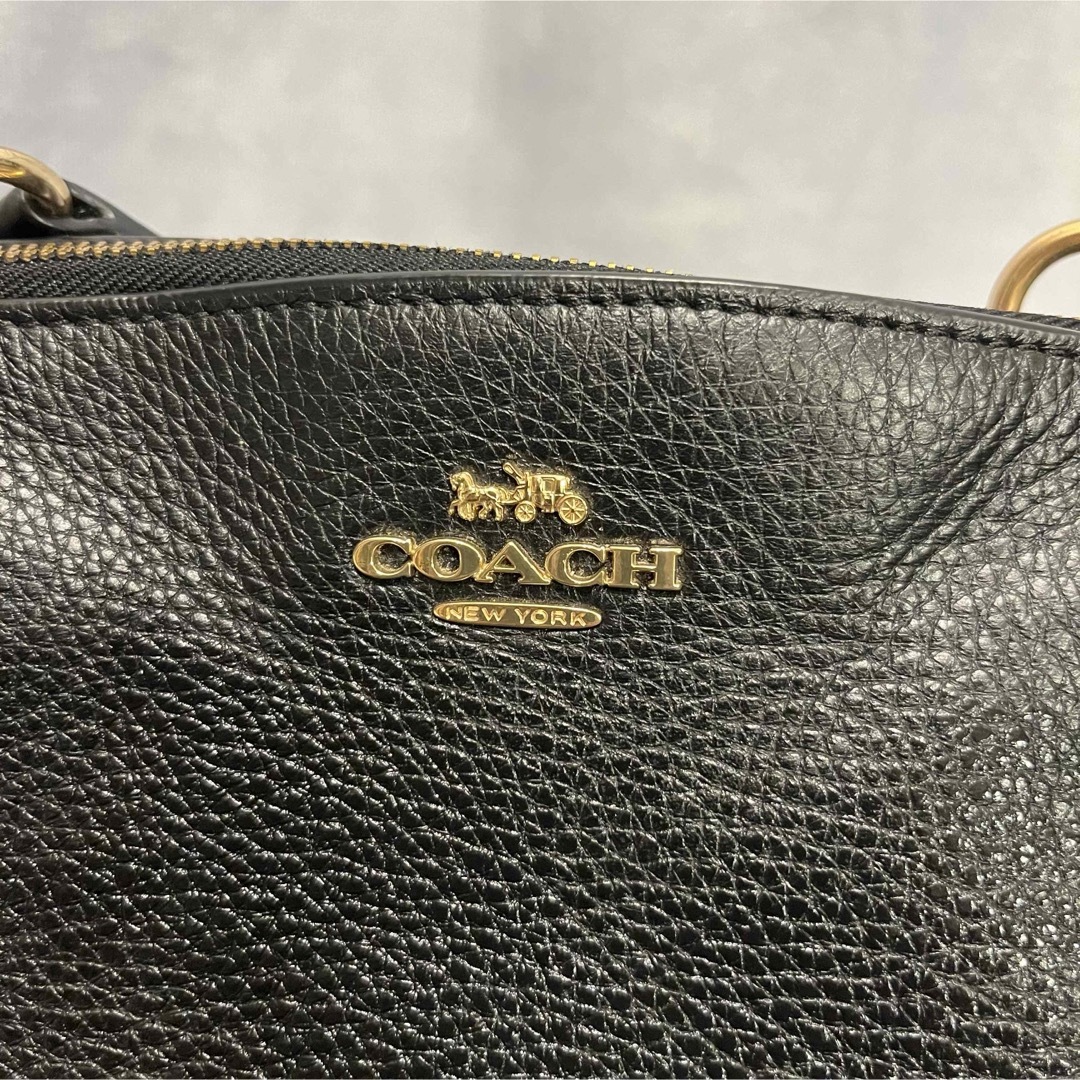 COACH(コーチ)のマシュマロ様✨coach 2wayトートバッグ　F26917 レディース　黒 レディースのバッグ(ショルダーバッグ)の商品写真