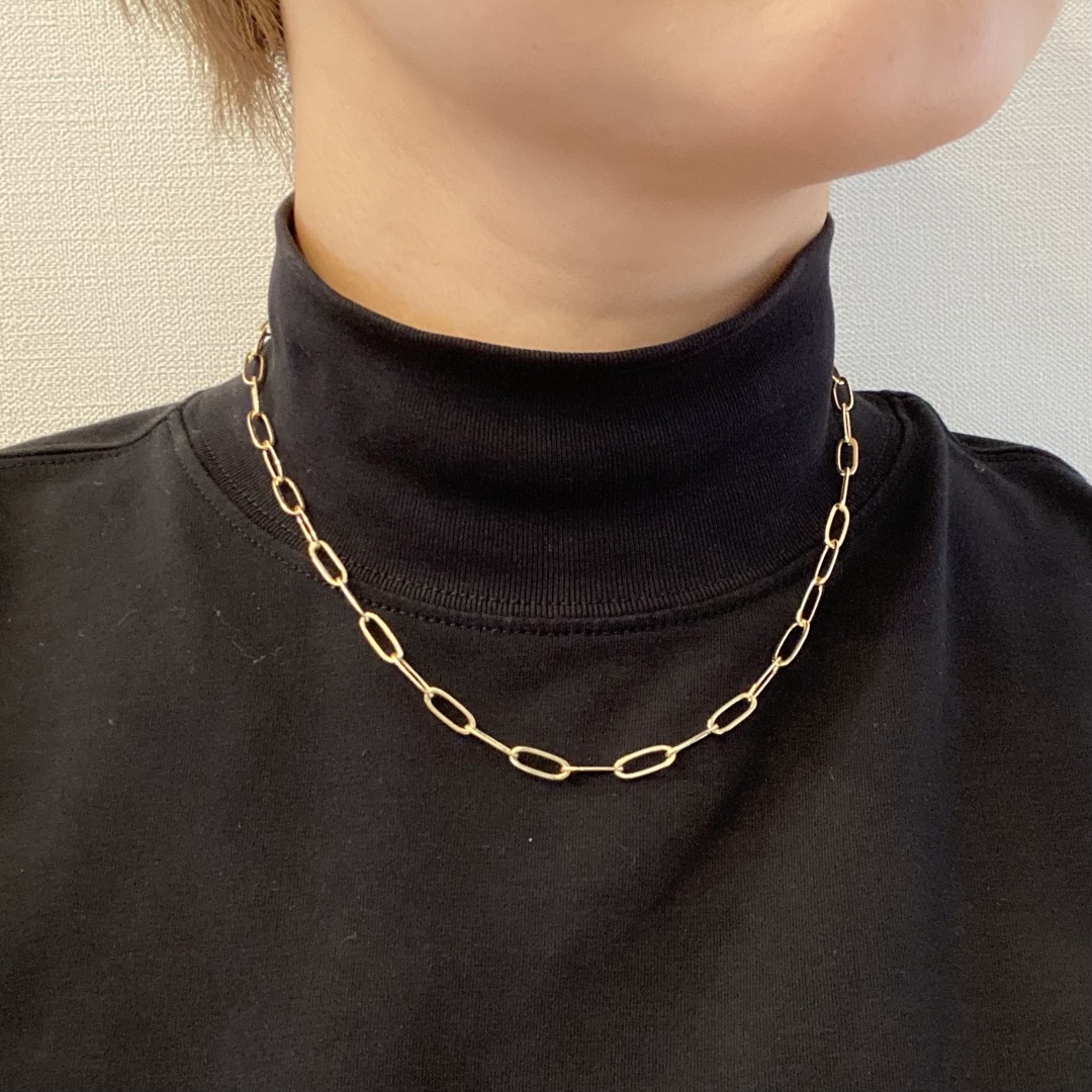 【シルバー925チェーンネックレスゴールド】インポートzara todayful レディースのアクセサリー(ネックレス)の商品写真