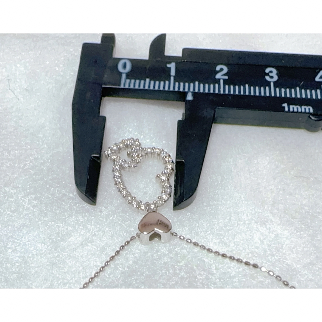 k14  ハートモチーフダイヤモンドネックレス レディースのアクセサリー(ネックレス)の商品写真